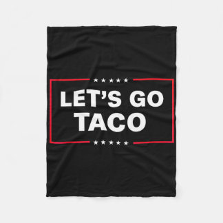 Couverture Polaire Let's Go Taco For Men Women Funny 