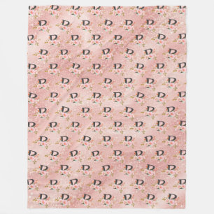 Couverture Polaire Lettre P