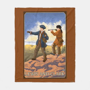 Couverture Polaire Lewis et Clark explorant l'ouest