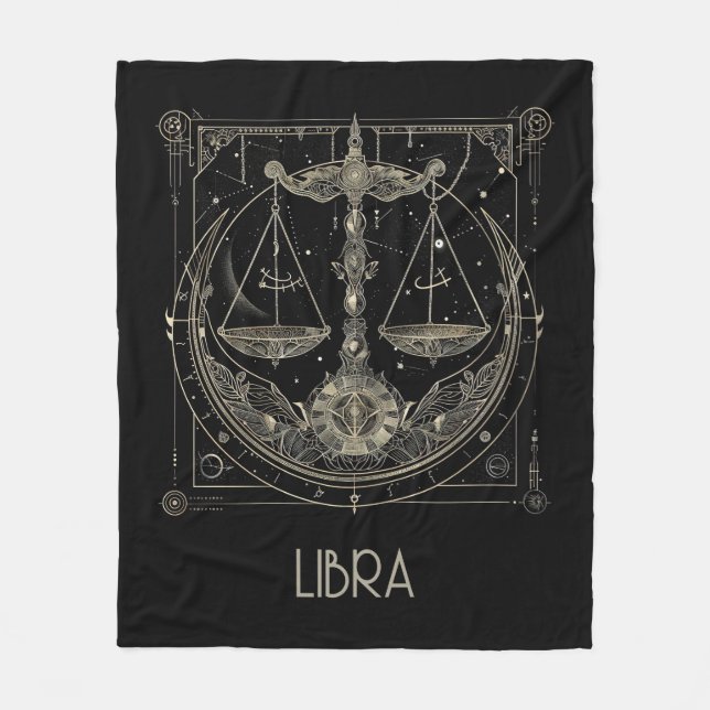 Couverture Polaire Libra Zodiac Constellation de polaire (Devant)
