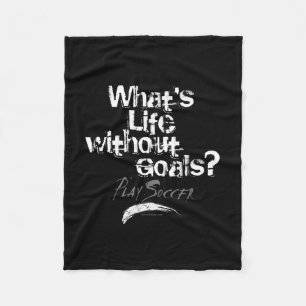 Couverture Polaire Life Without Goals (Football)