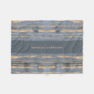Couverture Polaire Ligne d'or Messy   Périvent bleu   Professionnel