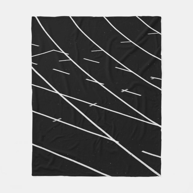 COUVERTURE POLAIRE LIGNES BLANCHES SUR LE CHAMP PISTE (Devant)