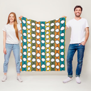Couverture Polaire Lignes colorées MCM