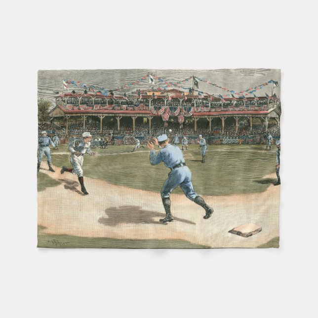 Couverture Polaire Ligue nationale de baseball 1886 (Devant (Horizontal))