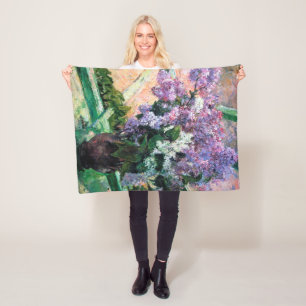 Couverture Polaire Lilacs dans une fenêtre, Mary Cassatt