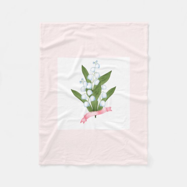 Couverture Polaire Lily of the valley (Devant)