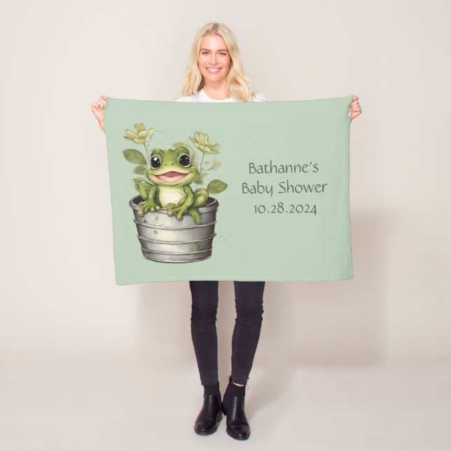 Couverture Polaire Lily Pads de la vie (En situation)