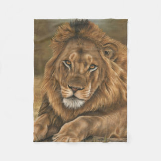 Couverture Polaire Lion