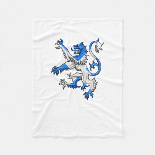 Couverture Polaire Lion écossais aux couleurs de St. Andrew