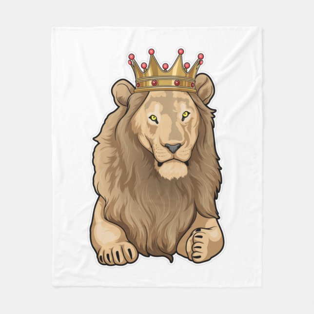 Couverture Polaire Lion King (Devant)