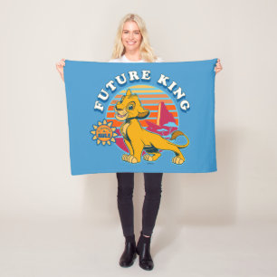 Couverture Polaire Lion King   Simba - Futur Roi
