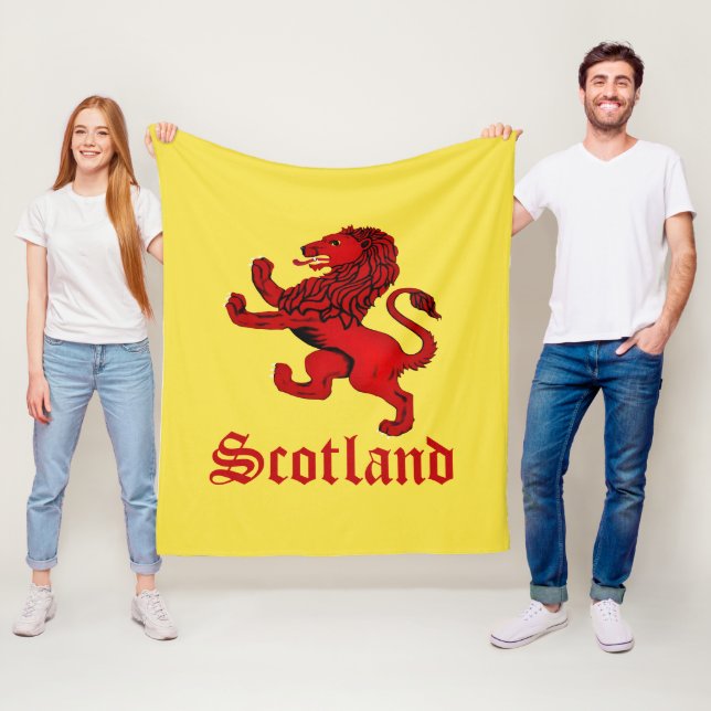 Couverture Polaire Lion rampant écossais/Lion rampant antique Sotland (En situation)