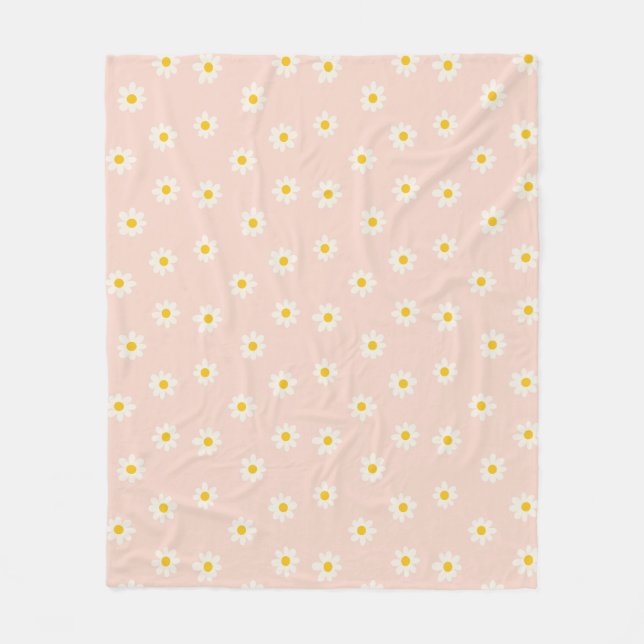 Couverture Polaire Little Daisies - soft apricot (Devant)