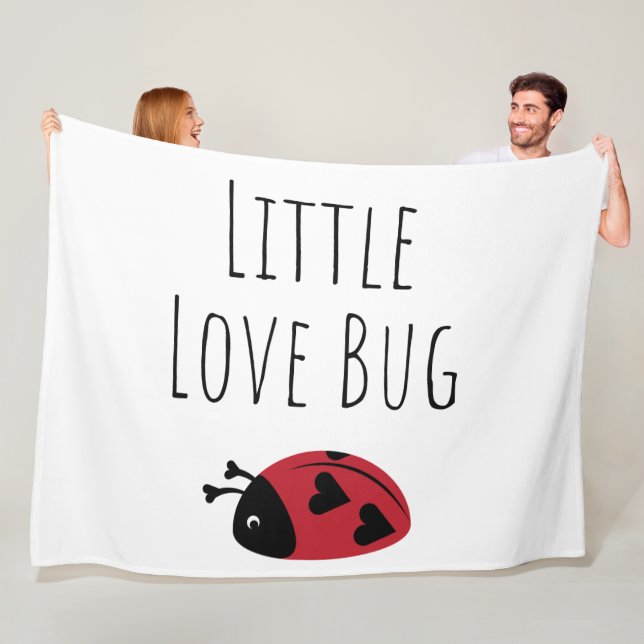 Couverture Polaire Little Love Bug - (En situation)