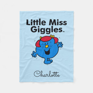 Couverture Polaire Little Miss Petite Miss Giggles Aime Rire