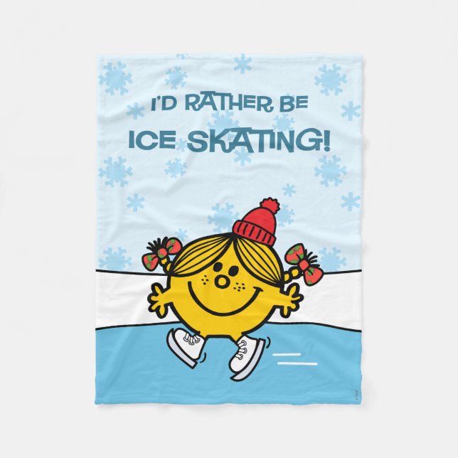 Couverture Polaire Little Miss Sunshine Patinage sur glace (Devant)