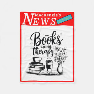 Couverture Polaire Livres Personnalisés Sont Ma Thérapie News Exclusi