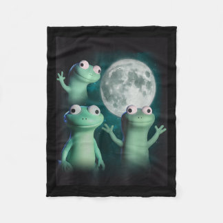 Couverture Polaire Lizard Lizard Lizard Lizard Funny Lizard Moon Tren