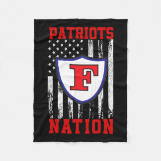 Couverture Polaire Logo De La Nation De Freedom Patriots