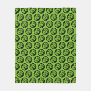 Couverture Polaire Logo du poing de Hulk des Avengers