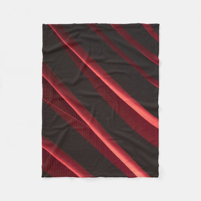 Couverture Polaire Logo rouge et noir (Devant)