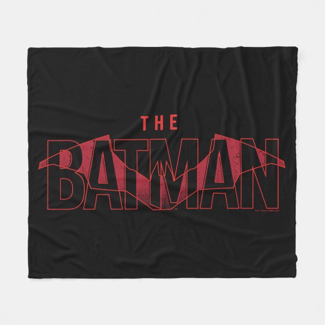 Couverture Polaire Logo superposé de Batman Bat (Devant (Horizontal))