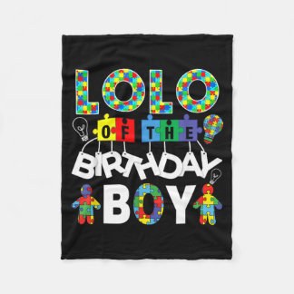 Couverture Polaire Lolo du garçon d'anniversaire Puzzle de sensibilis