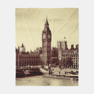 Couverture Polaire Londres Westminster avec Big Ben et pont. vieux, l