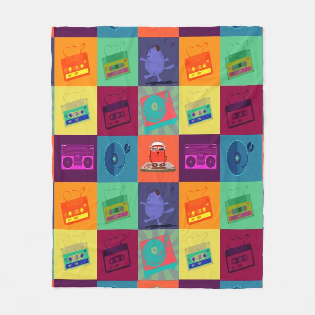 Couverture Polaire Lotería musical (Devant)