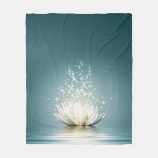 Couverture Polaire Lotus Flower Throw Blanket