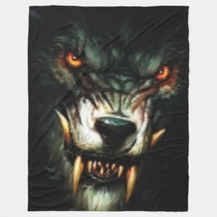 COUVERTURE POLAIRE LOUP-GAROU