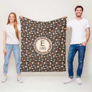 Couverture Polaire Louveur de café Monogram