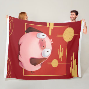 Couverture Polaire Louveur de cochon_cochon beagle