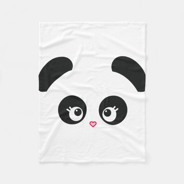 Couverture Polaire Love Panda® (Devant)