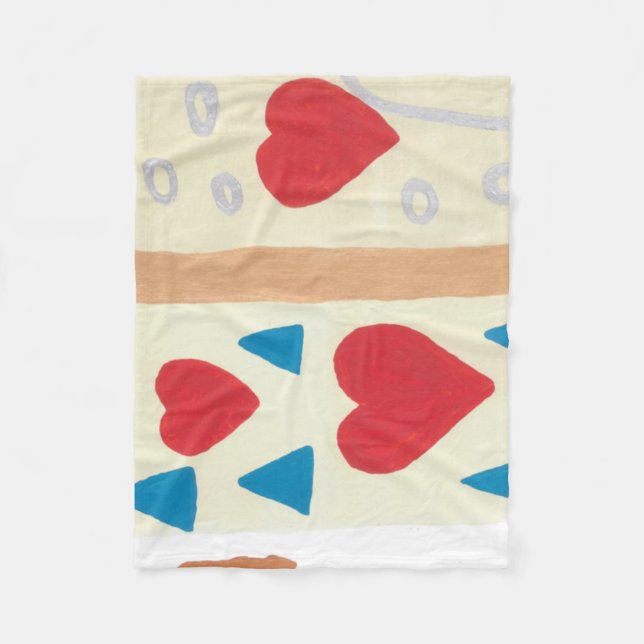 Couverture polaire Love Path (Devant)