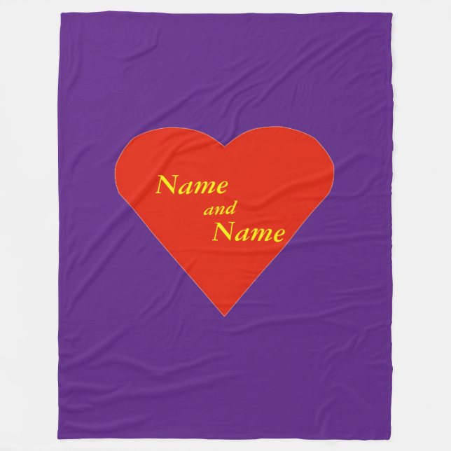 COUVERTURE POLAIRE LOVERS FLEECE BLANKET (Devant)