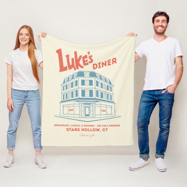 Couverture Polaire Luke’s Diner Stars Hollow Design (En situation)