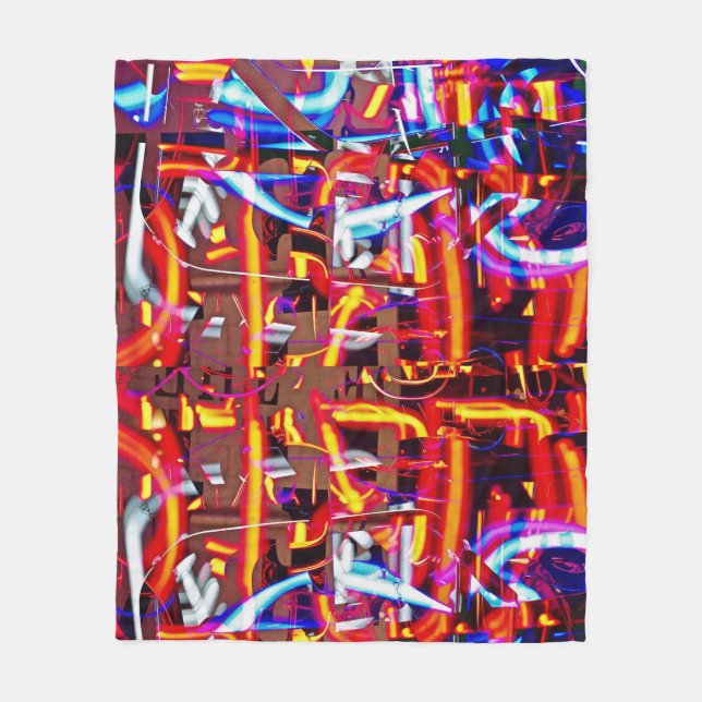 Couverture Polaire lumières brisées (Devant)