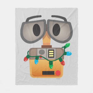 Couverture Polaire Lumières de Noël WALL-E