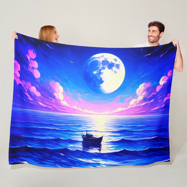 Couverture Polaire Lune (En situation)