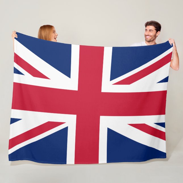 Couverture Polaire L'Union Jack (En situation)