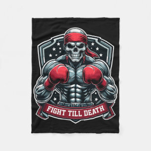 Couverture Polaire Lutter jusqu'à la mort Skeleton Boxer Hardcore Box