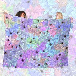 Couverture Polaire Lys avec abeilles