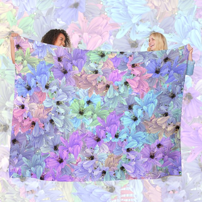 Couverture Polaire Lys avec abeilles (Créateur téléchargé)