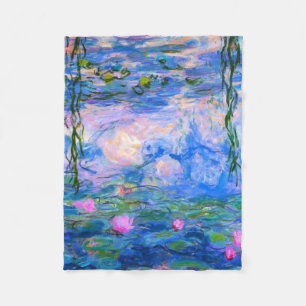 Couverture Polaire Lys d'eau Claude Monet restaurés