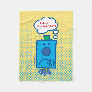 Couverture Polaire M. Grumpy   Je n'aime pas lundi la bulle de pensée
