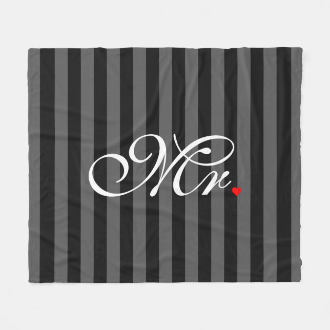 Couverture Polaire M. Mari A Groom Ses Hers Nouvelles Mauvaises Maiso (Devant (Horizontal))