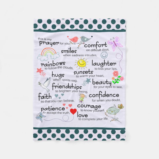 Couverture Polaire Ma prière pour vous (Devant)