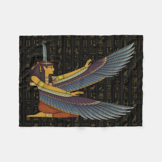 Couverture Polaire Ma'at Goddess Fleece Blanket (Devant (Horizontal))